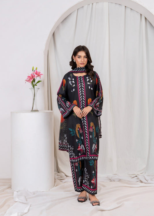 RUKHSAR BLACK 3PCS