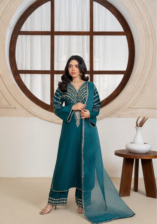 Luxe Embroidered 3PC