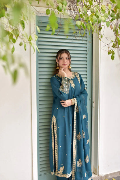 Yasmeen Embroidered 3Pc