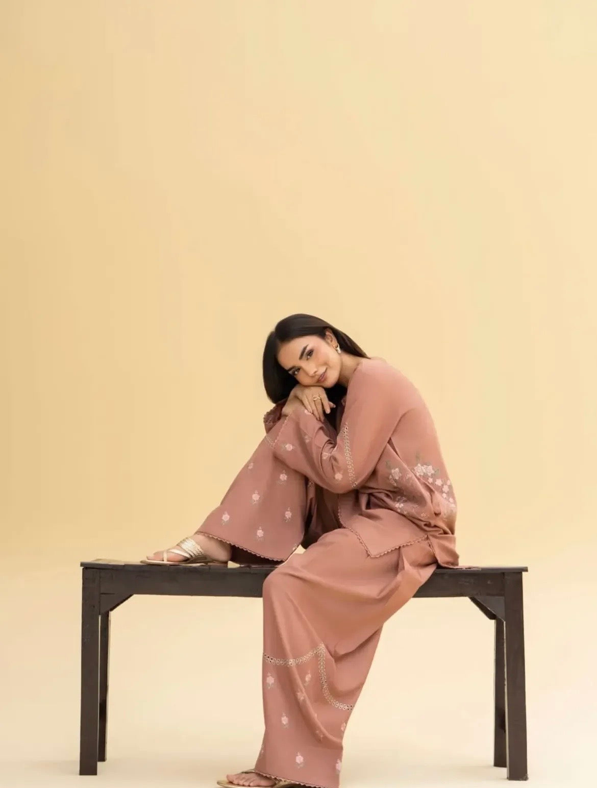Mehrunisa Embroidered co-ord set
