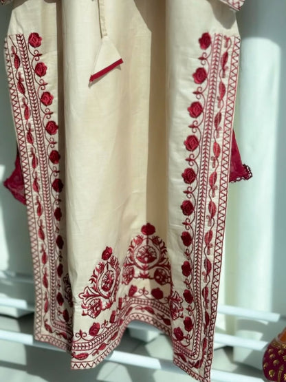 Laal Bahar Embroidered 3Pc