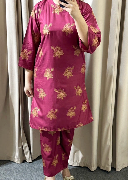 Maroon Hunt 2pcs