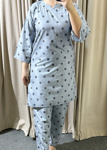 Grey Dot 2pcs
