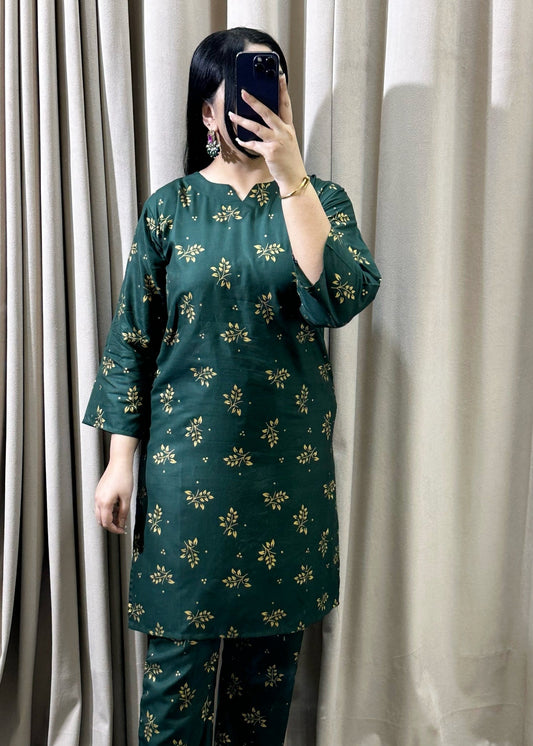 Green Sitara 2pcs