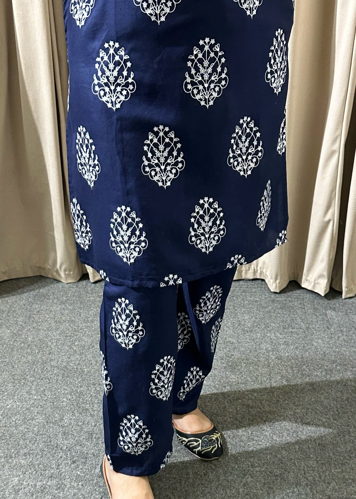 Blue Floral 2pcs