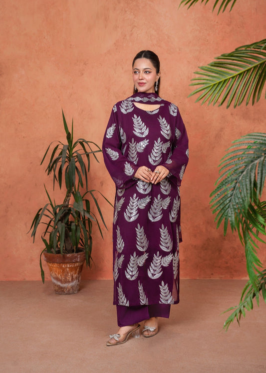 ZIRWAH PURPLE 3PCS