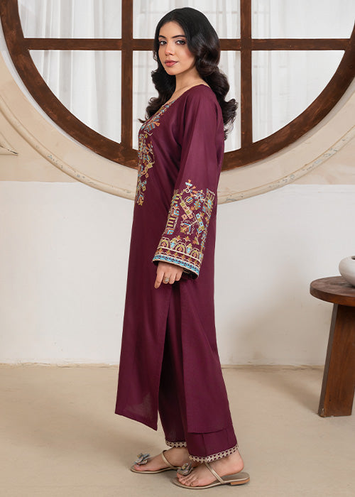 BEDFORD EMBROIDERED 2PCS