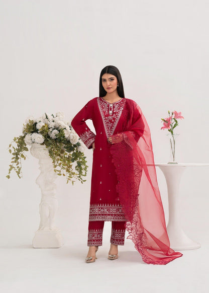 ALLEY EMBROIDERED 3PCS