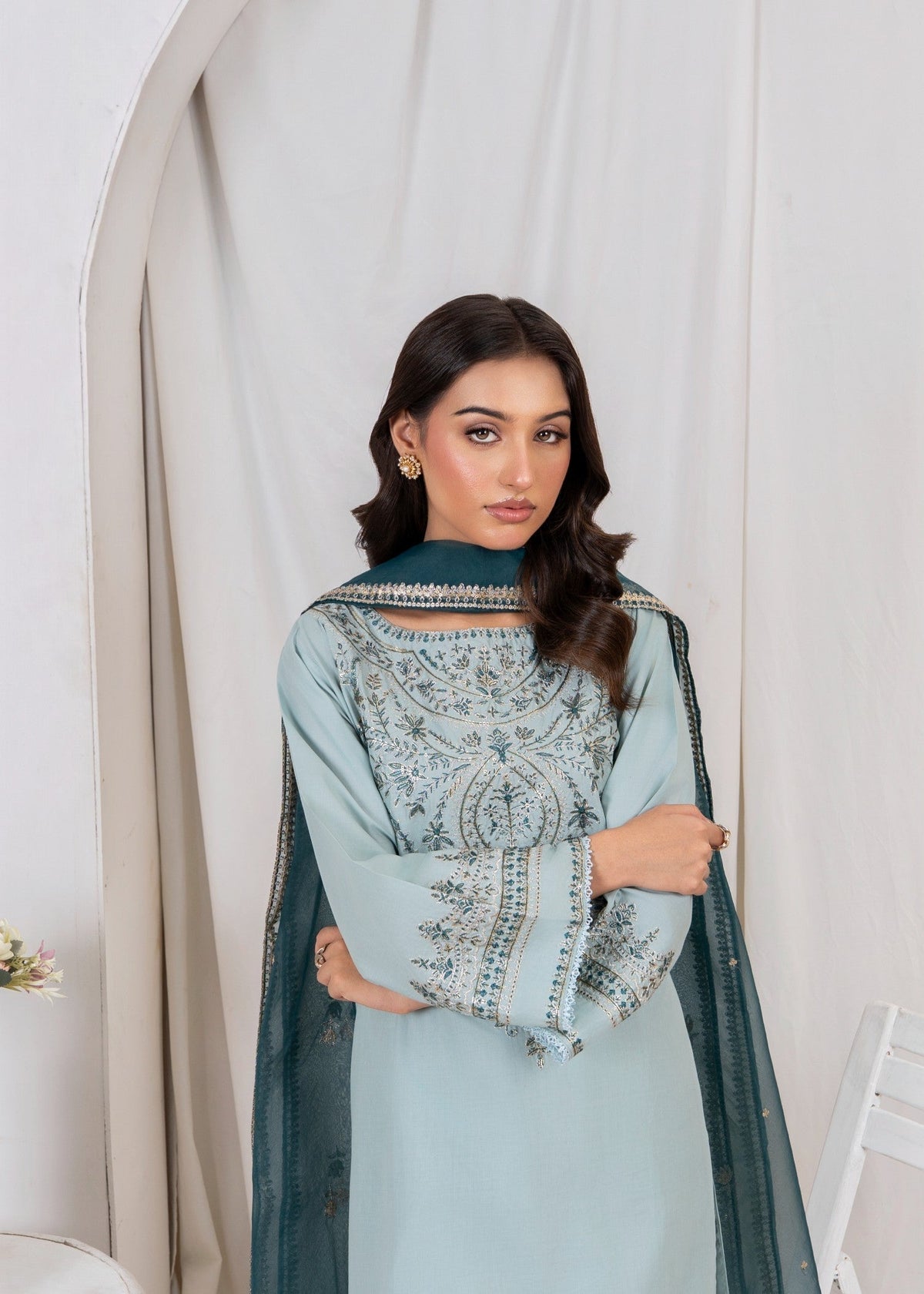 SEA SAND EMBROIDERED 3PCS