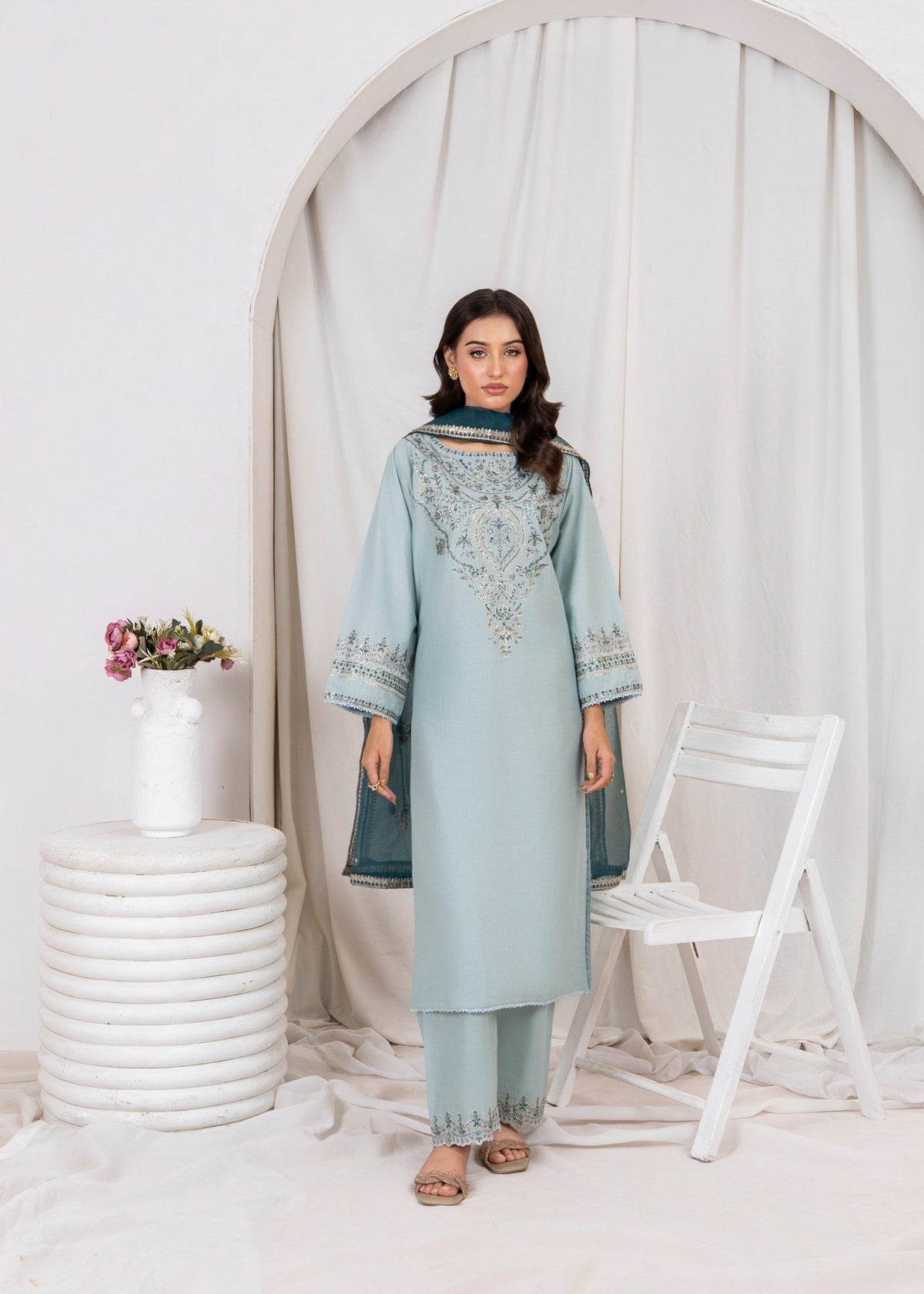 SEA SAND EMBROIDERED 3PCS