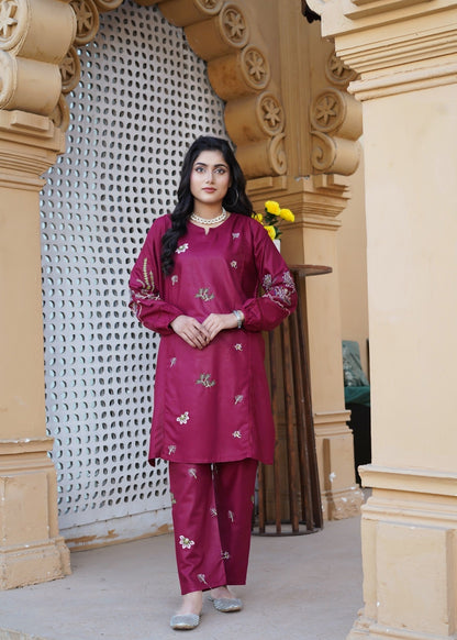 AMIYA EMBROIDERED 2PCS