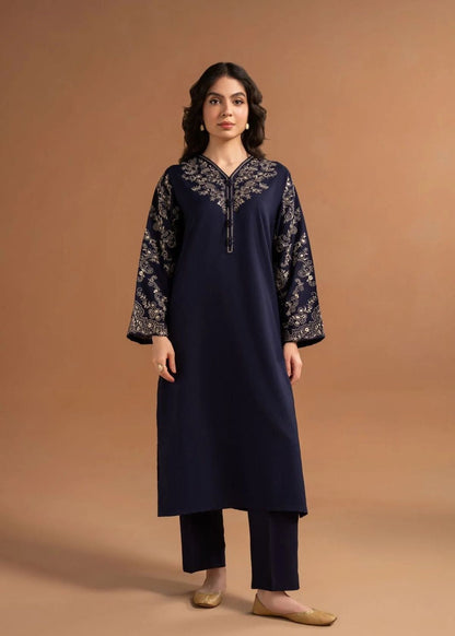 NOVA EMBROIDERED 2PCS - NAVY
