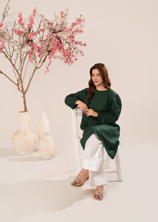 PEPLUM GREEN 2PCS