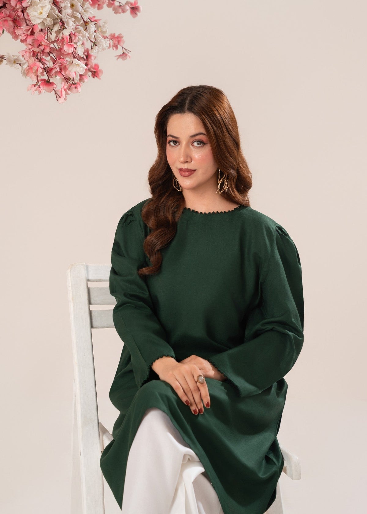 PEPLUM GREEN 2PCS