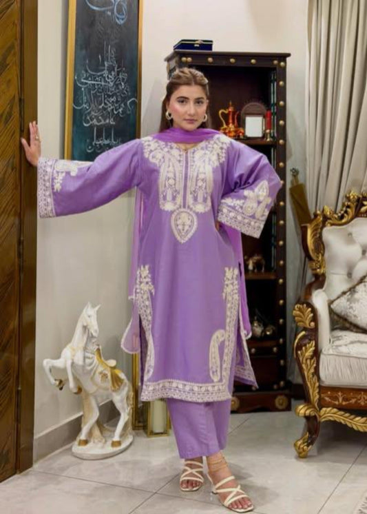 Afreen Lilac 3pcs
