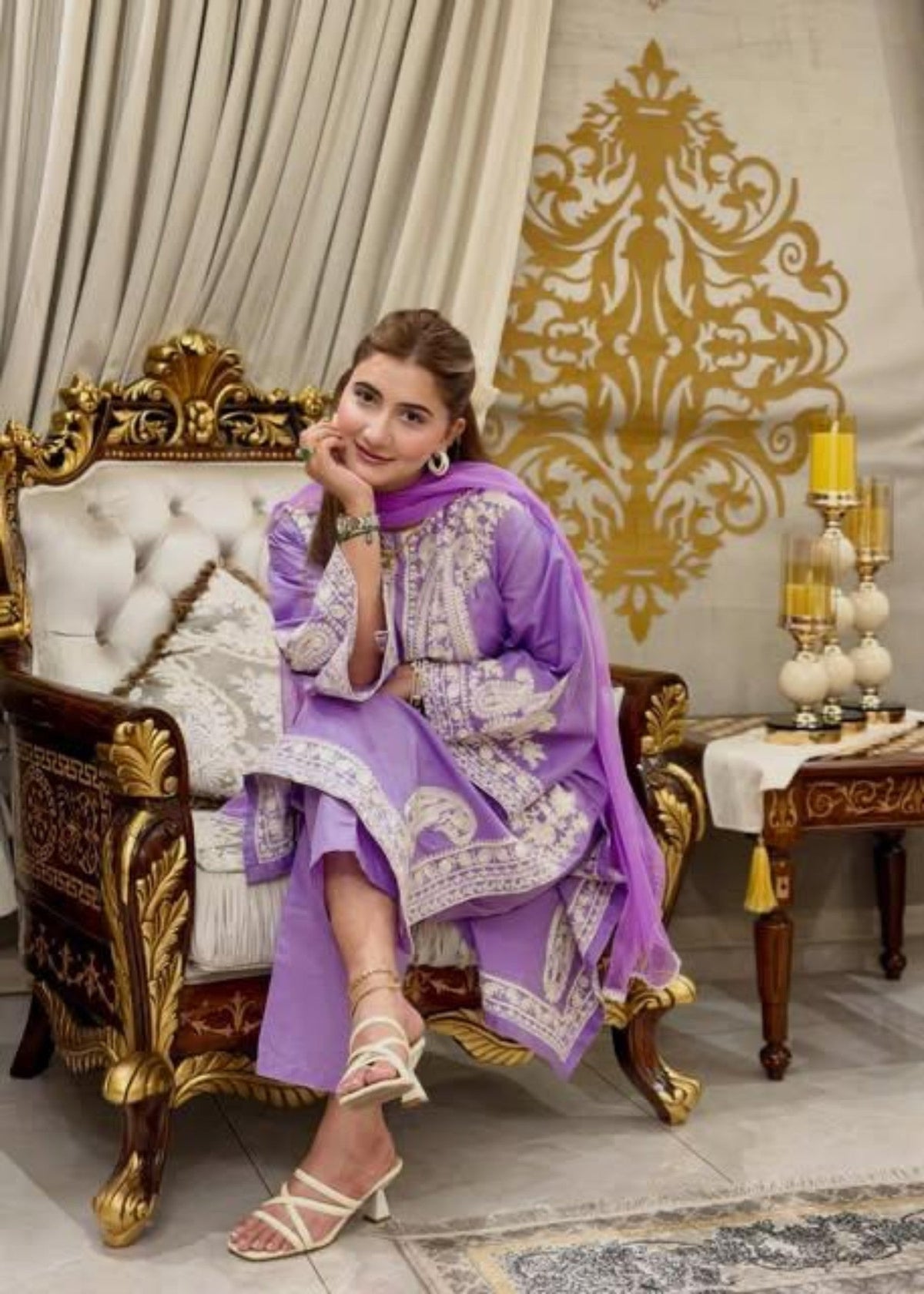 Afreen Lilac 3pcs