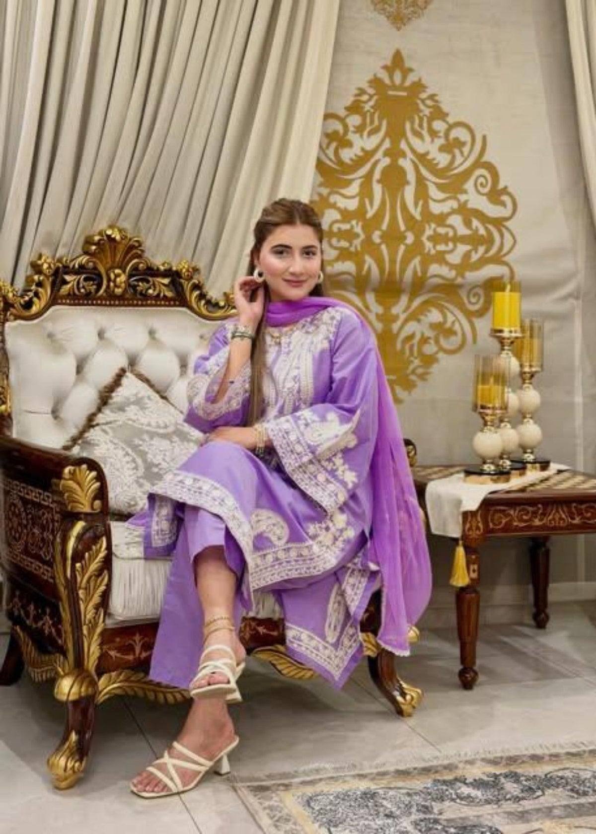 Afreen Lilac 3pcs