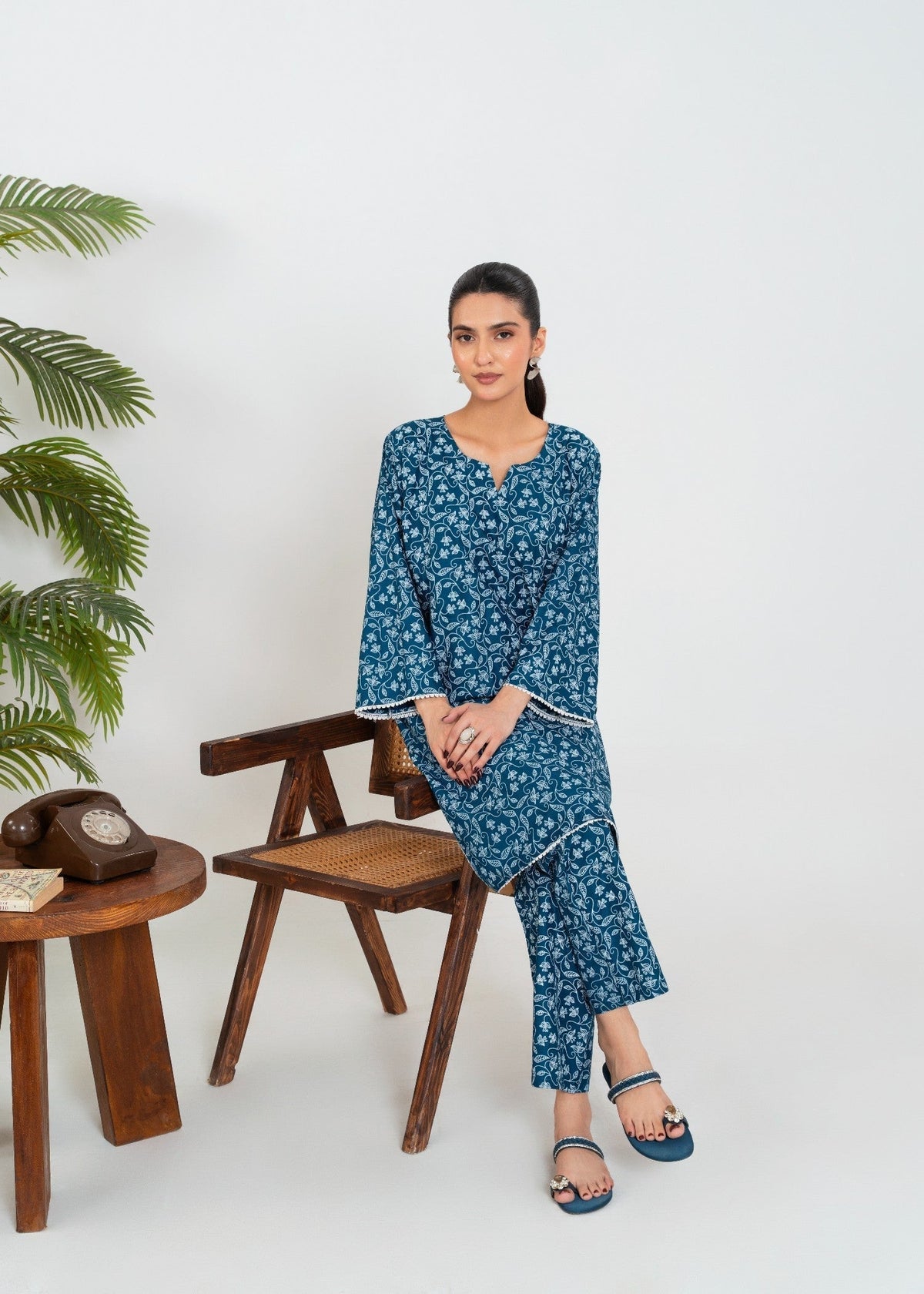 LEAF TEAL 2PCS