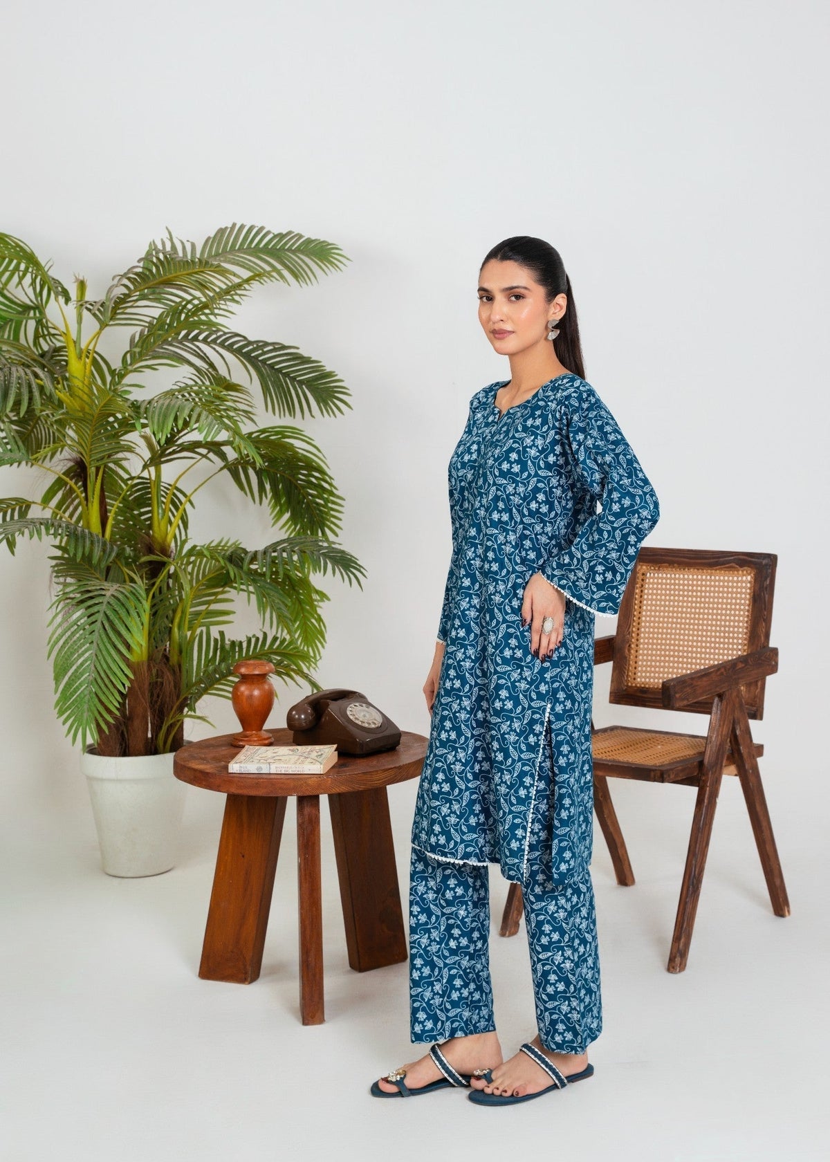 LEAF TEAL 2PCS
