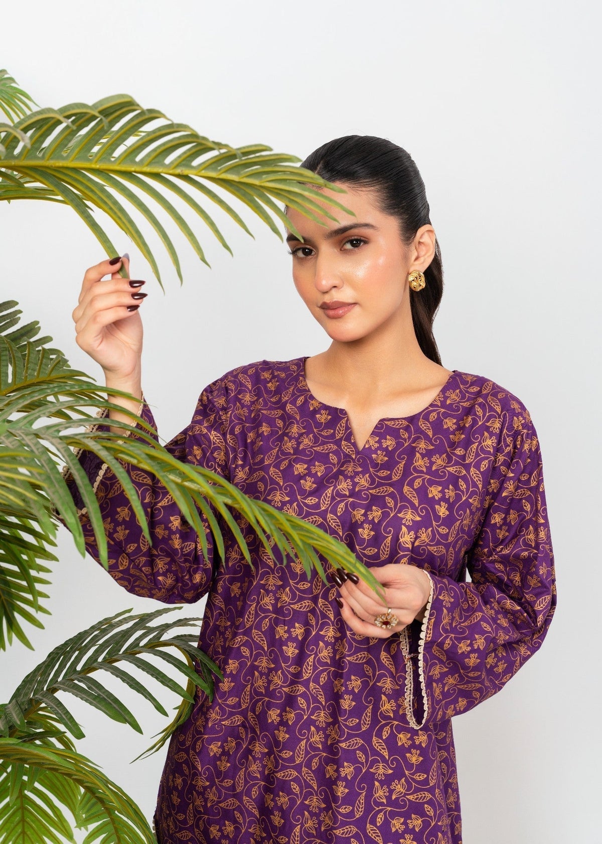 LEAF PURPLE 2PCS