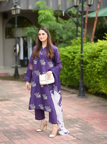 Horiya Dark Purple 3pc
