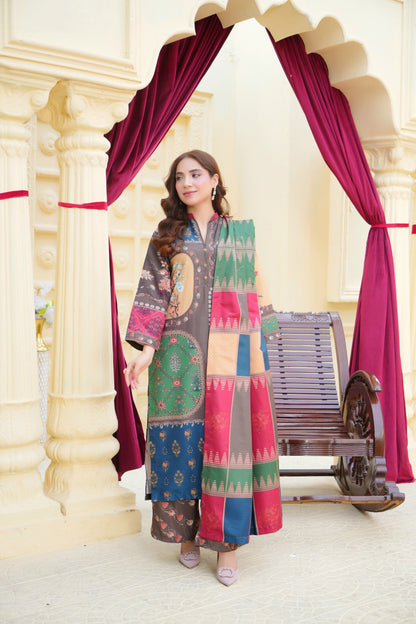 Erum Digital Print 3pc