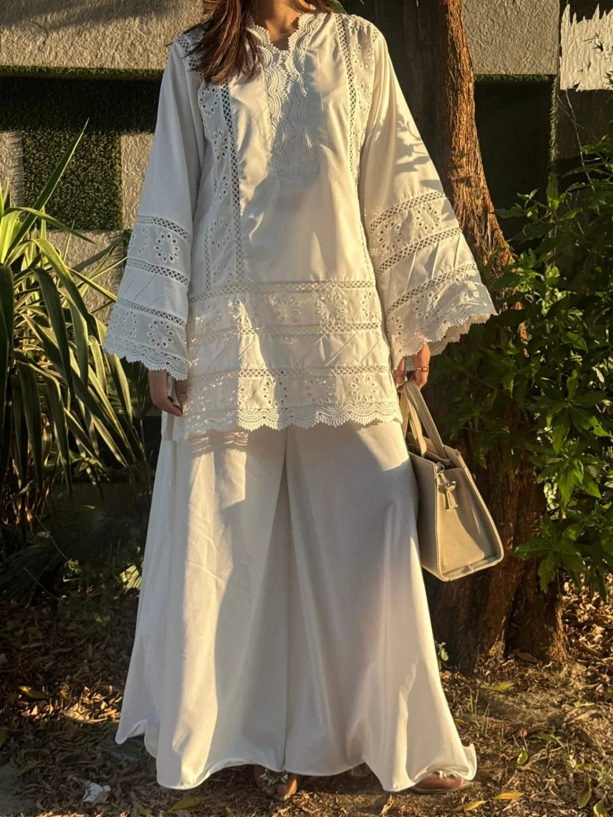 Parsa Emb White 3pc