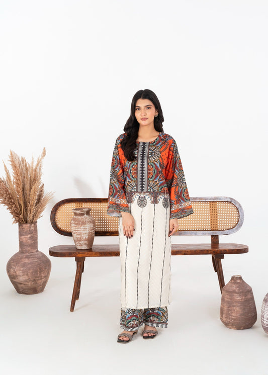 ORANGE BLOOM 2PCS