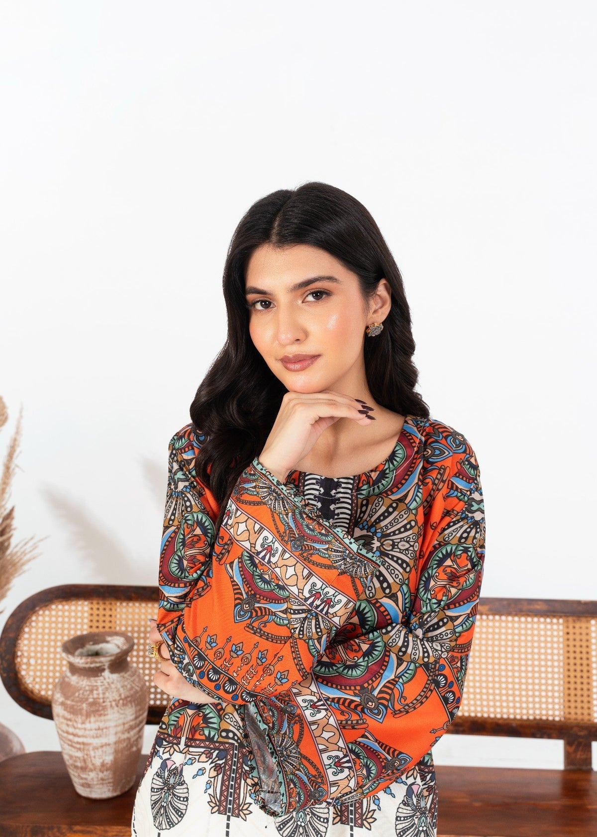 ORANGE BLOOM 2PCS