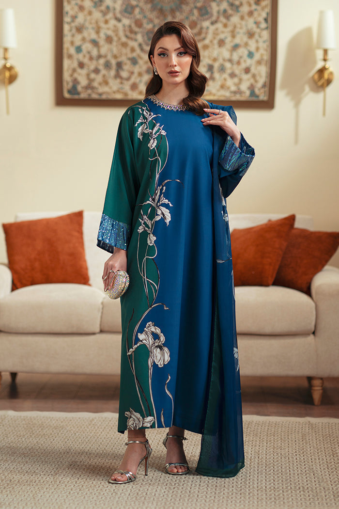 Eman Printed with Handwork 3pc