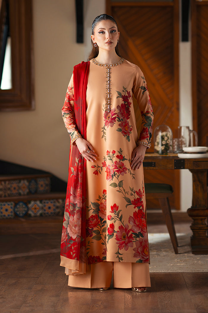 Kaif Printed with Handwork 3pc