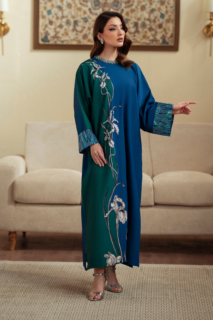 Eman Printed with Handwork 3pc