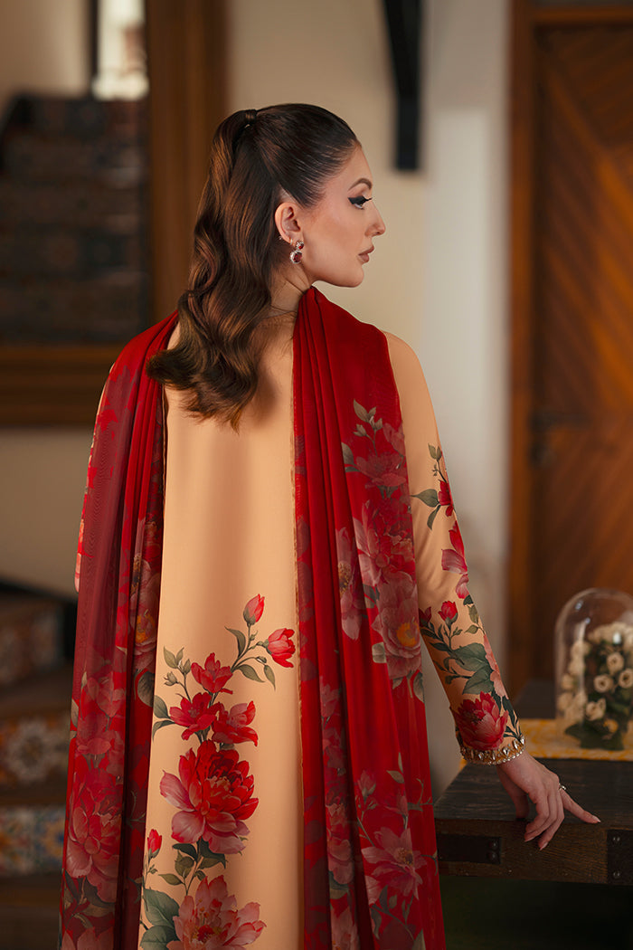 Kaif Printed with Handwork 3pc